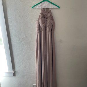 TAUPE AZAZIE BRIDESMAID DRESS